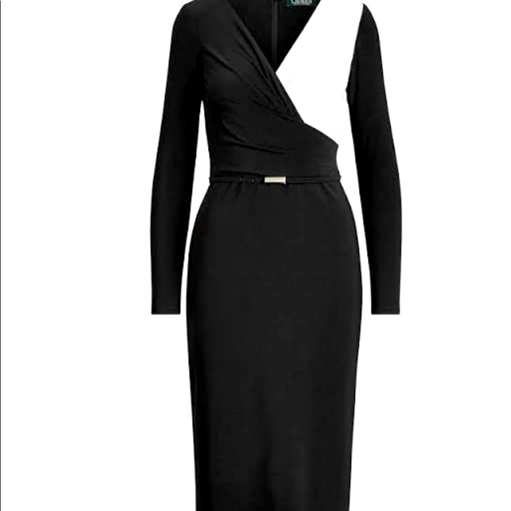 Lauren Ralph Lauren Women’s Gorgeous Two-Tone Dress - Picture 5 of 7